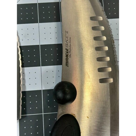 Miracle Blade III Perfection Knives Series Rock n Chop Filet All Purpose Slicer - Picture 3 of 9